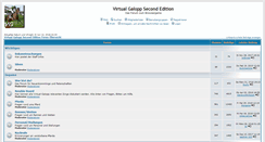 Desktop Screenshot of forum.virtual-galopp-se.de